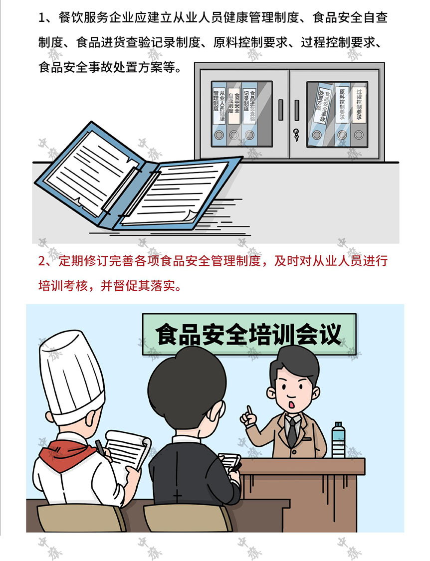 小旗餐館的食品安全培訓會議
