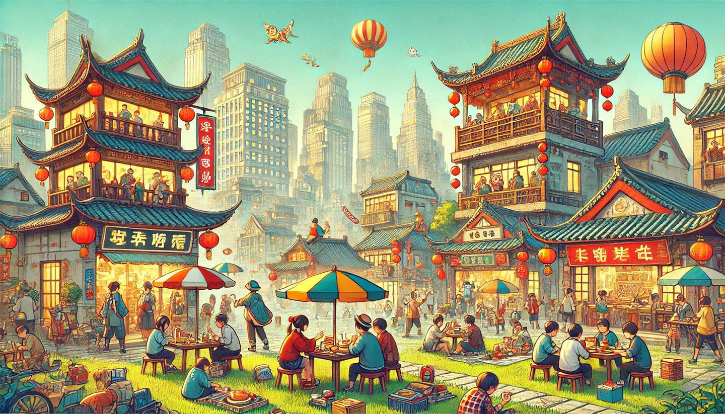 中國(guó)風(fēng)的熱鬧場(chǎng)景.jpg