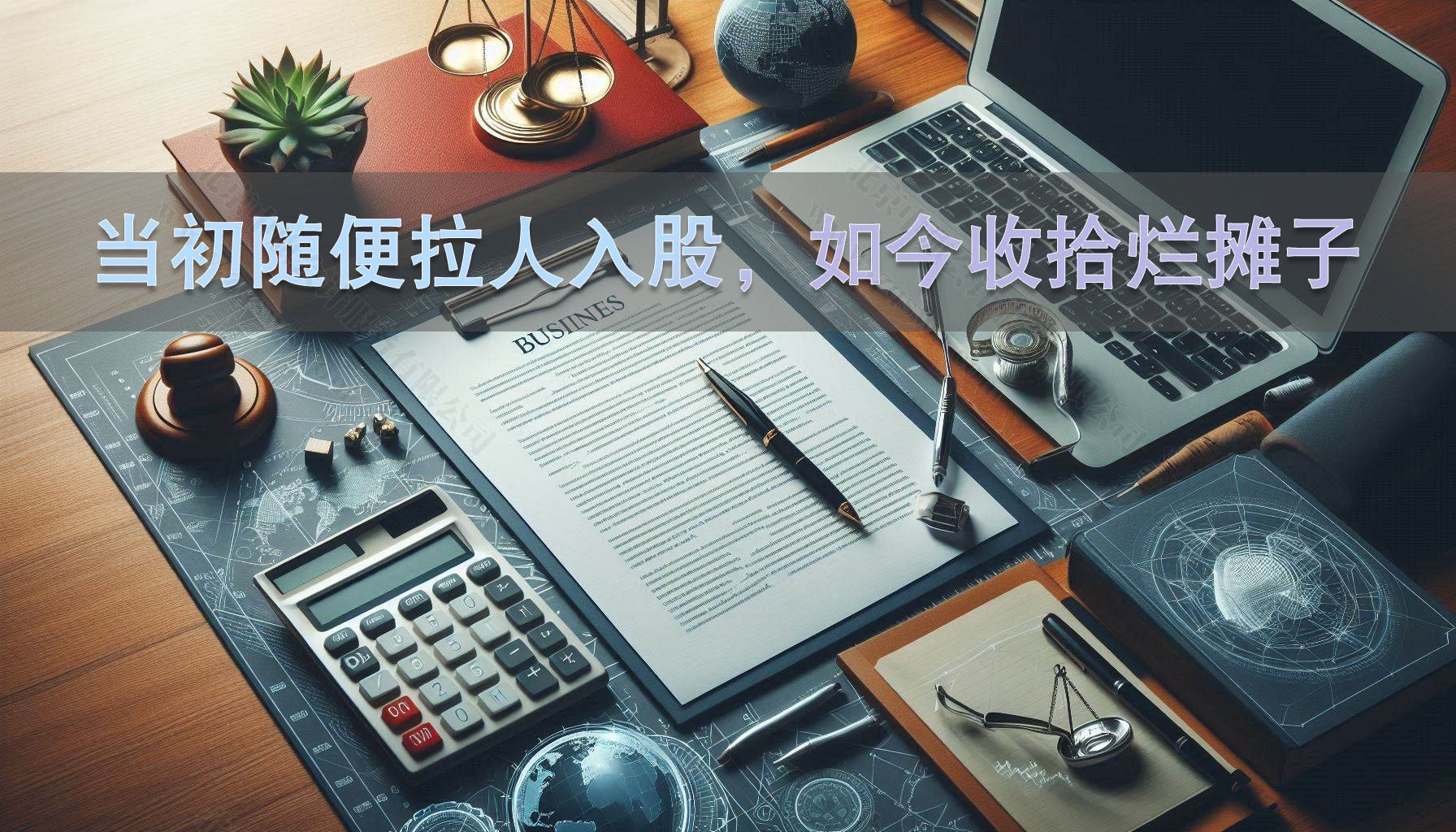 當(dāng)初隨便拉人入股，如今收拾爛攤子.jpg