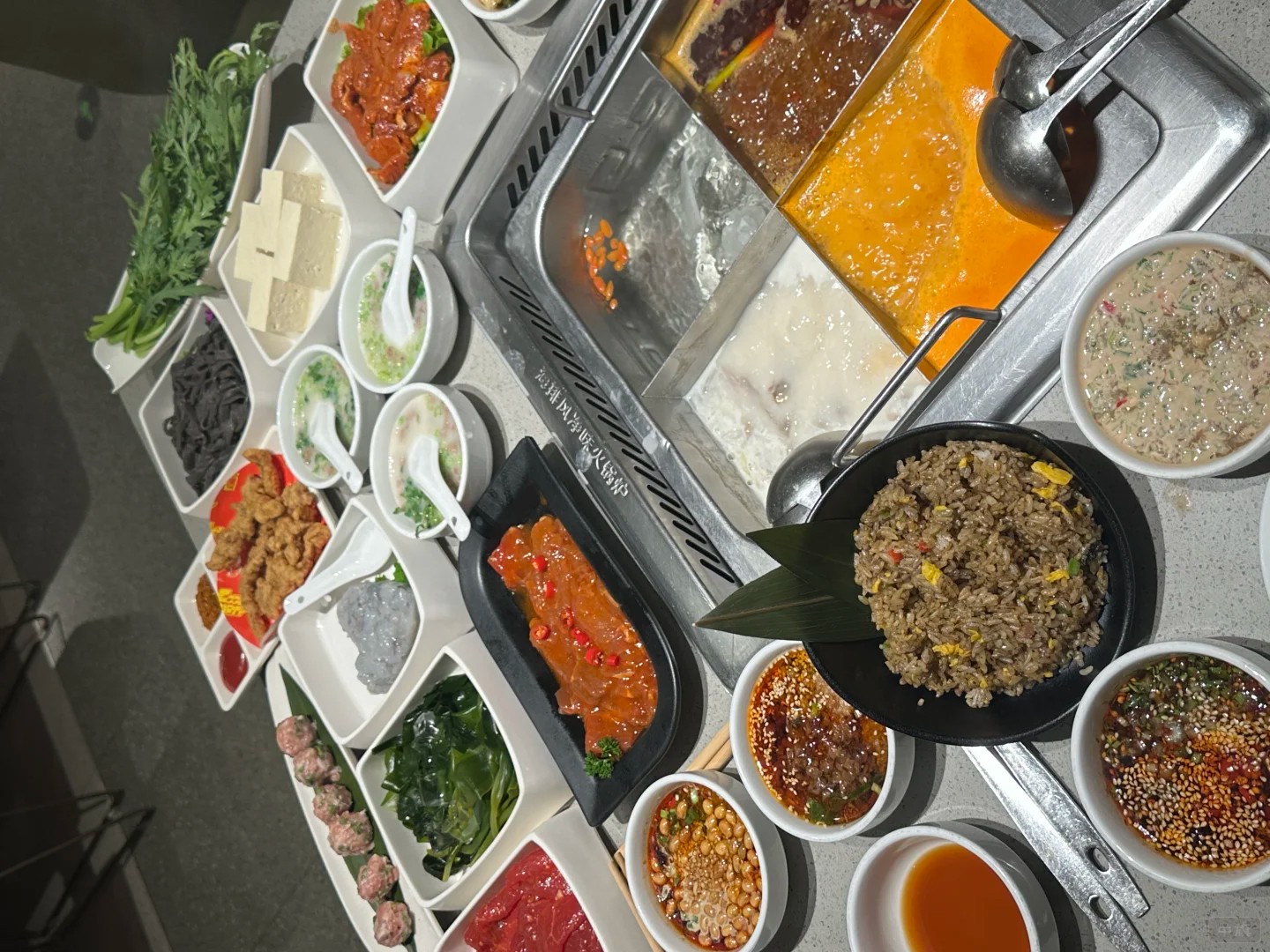 海底撈的飯菜還是非常不錯的